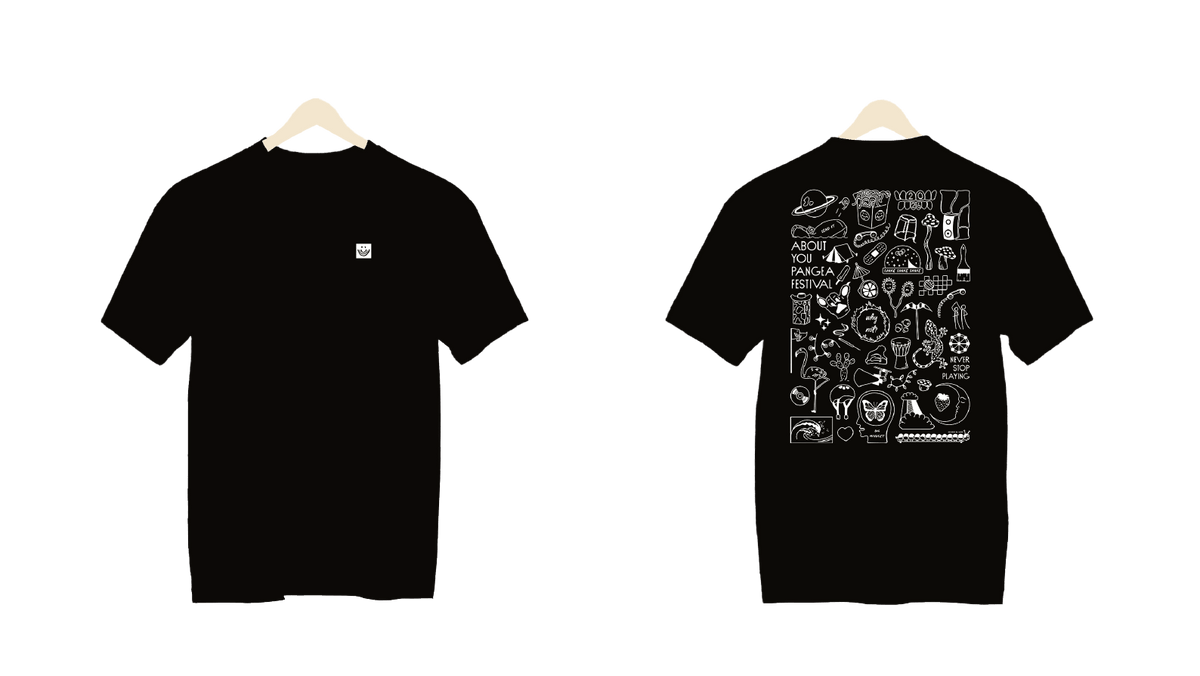 Pangea Festival Merch T-Shirt 2026 - Merch by Gib Rillé